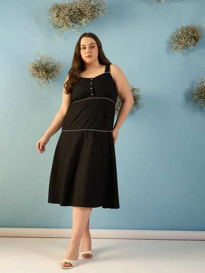 Tiered Midi Dress
