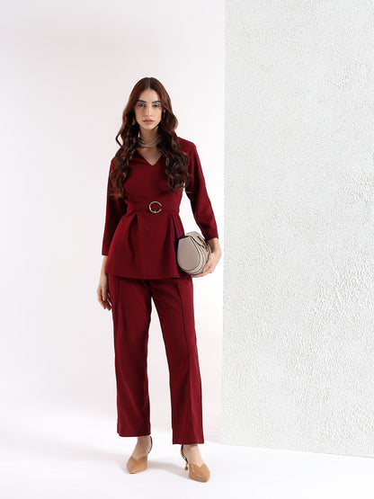 WAIST BELTED CO-ORD SET