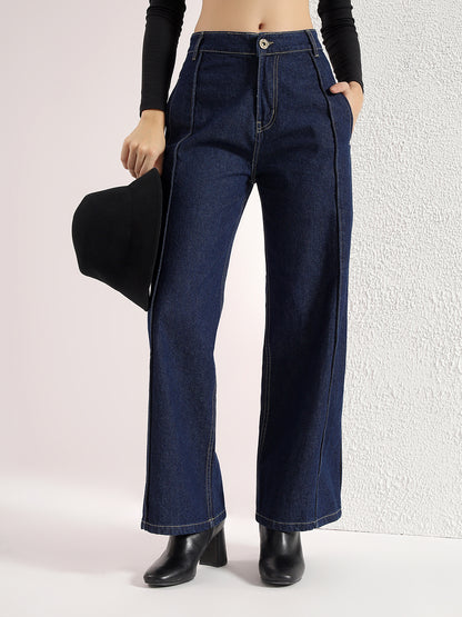 HIGH RISE WIDE LEG JEANS
