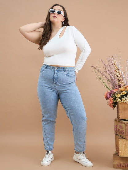 Asymmetrical Neckline Top