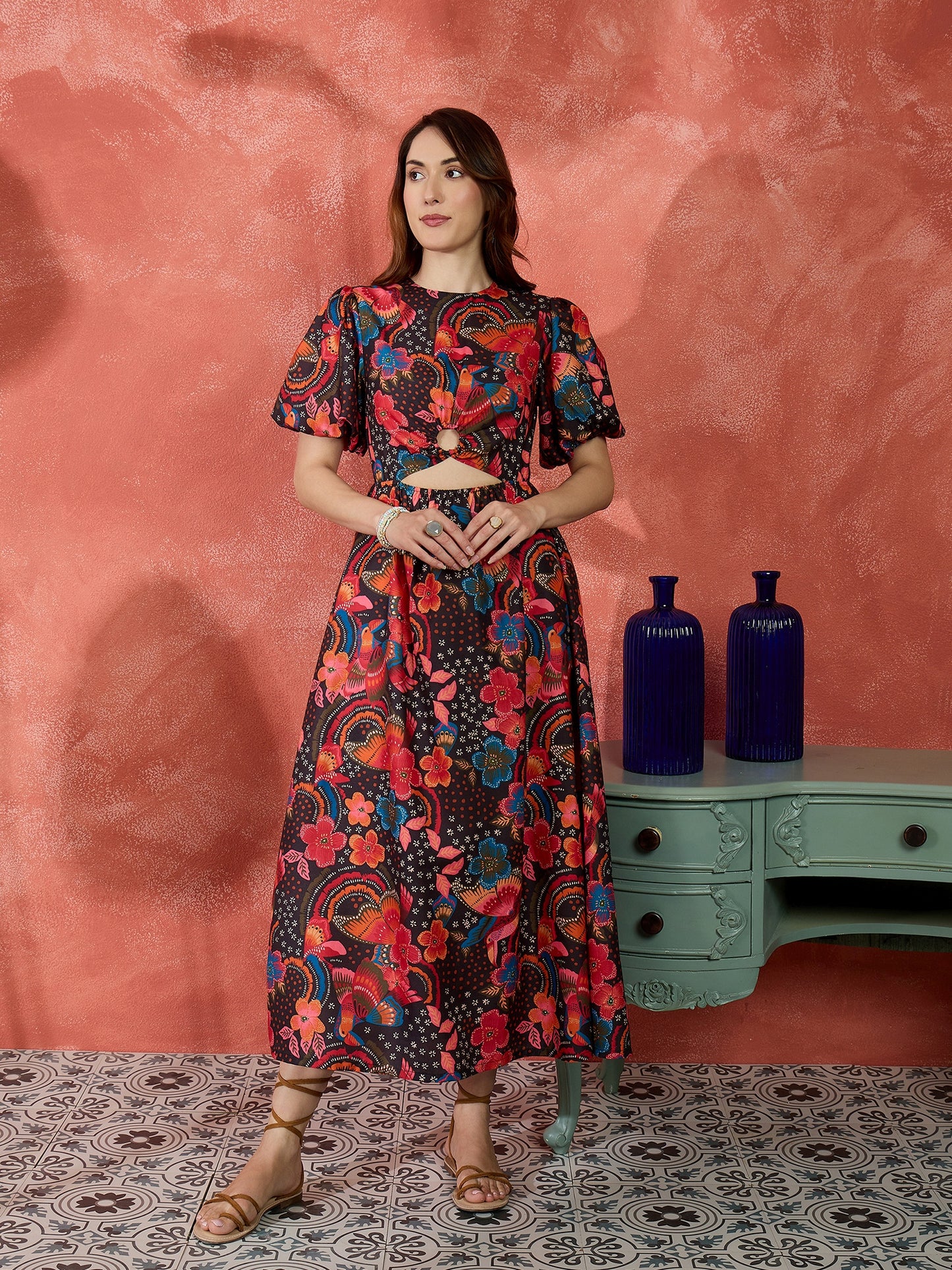 Ariana Puff Sleeve Dress