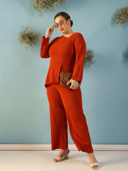 Asymmetrical Neck Co-ord Set