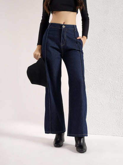 HIGH RISE WIDE LEG JEANS