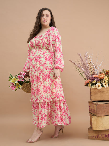 Tiered maxi dress