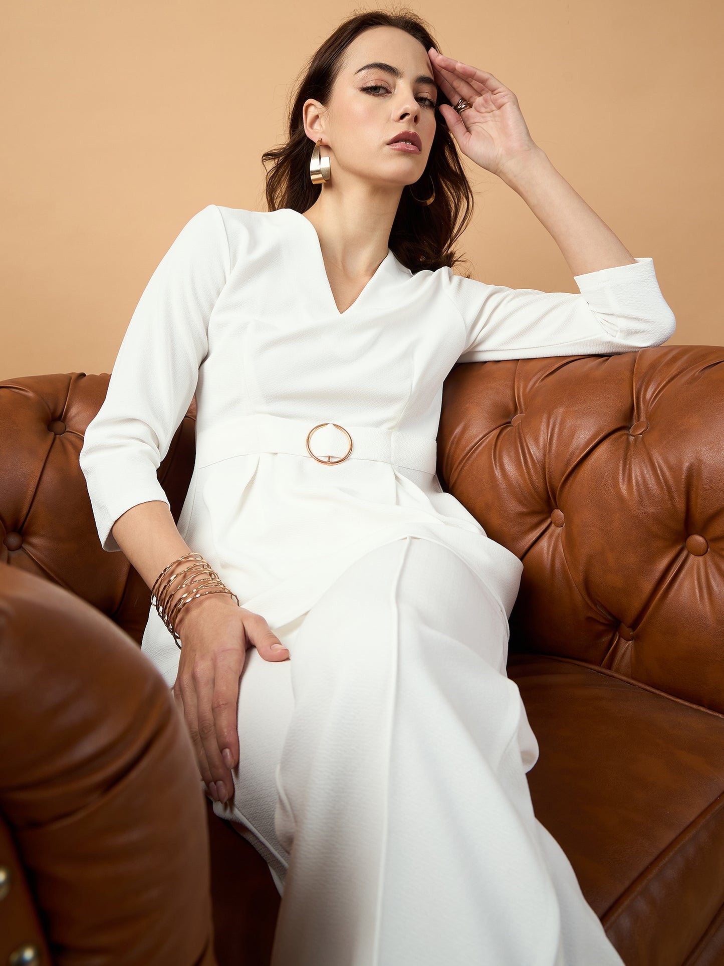 Solid Peplum Co-ords