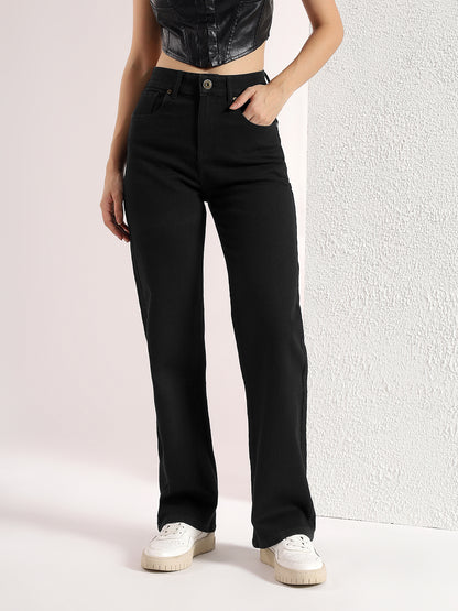 STRAIGHT WIDE LEG JEANS