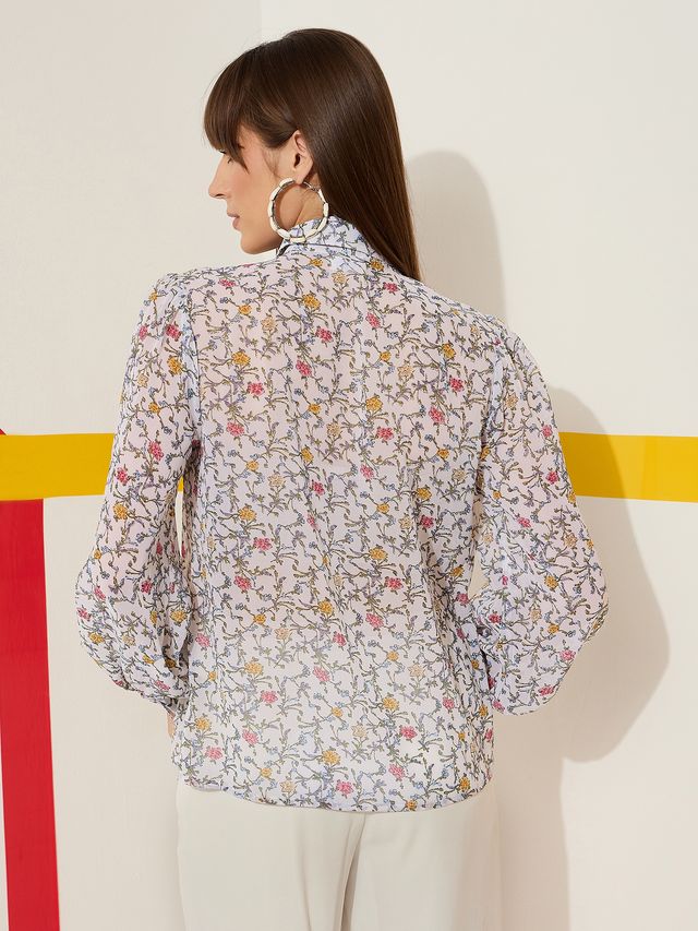 Long Sleeve Frill Shirt