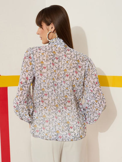 Long Sleeve Frill Shirt