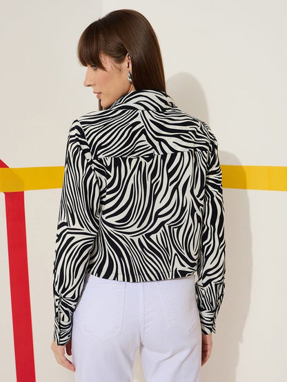 Casual Cropped Shirt