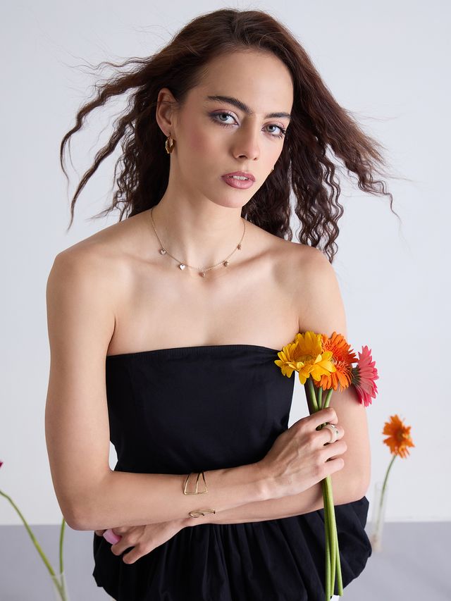 Mariana Balloon Hem Corset Top