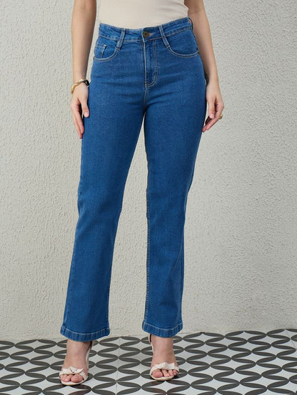 STRAIGHT WIDE LEG JEANS