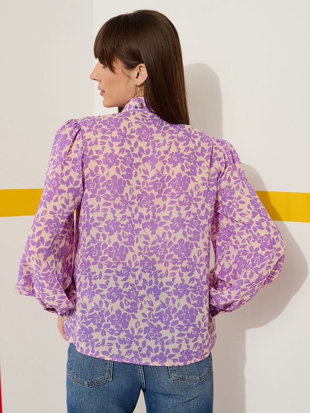 Long Sleeve Frill Shirt