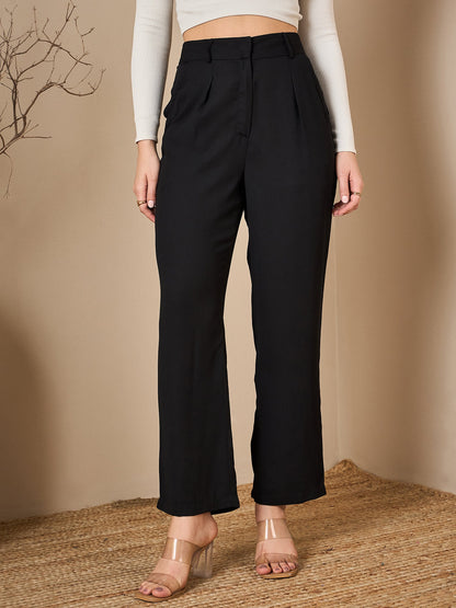 Shop Stylish & Trendy Pleated Formal Trouser Online - Kibo