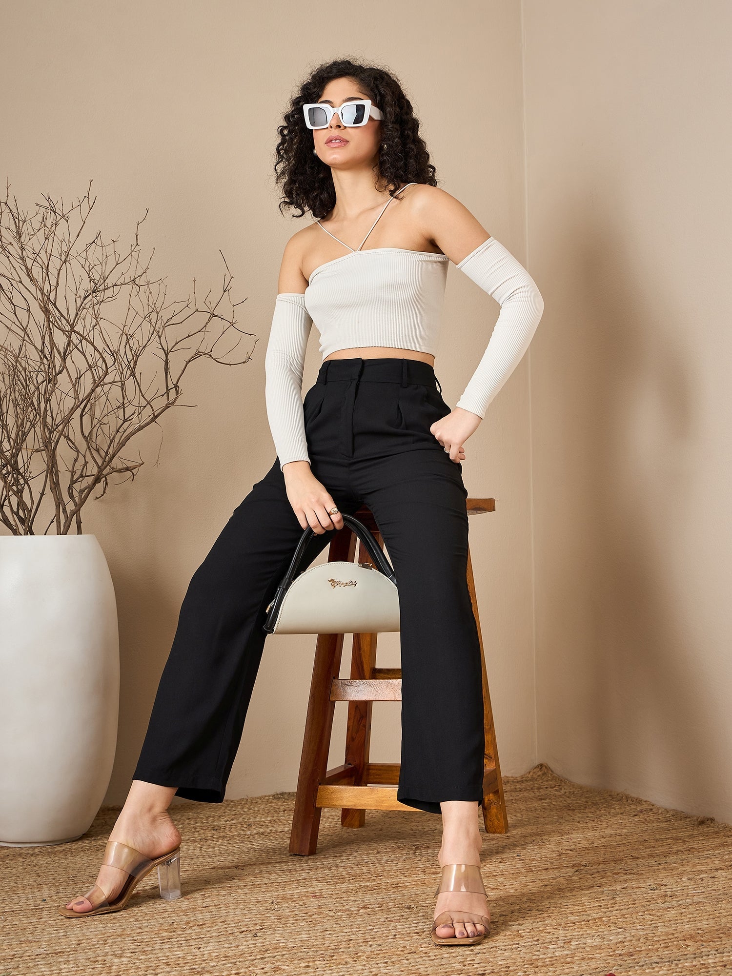 Shop Stylish & Trendy Pleated Formal Trouser Online - Kibo