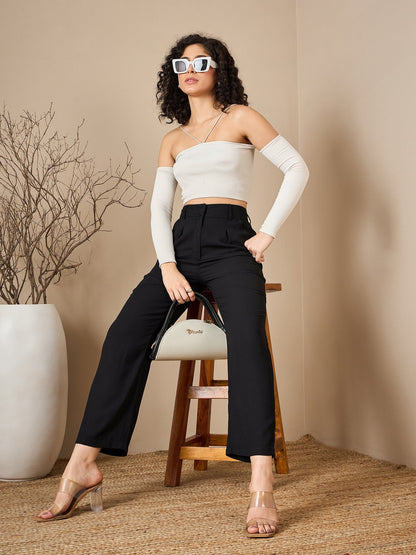Shop Stylish & Trendy Pleated Formal Trouser Online - Kibo