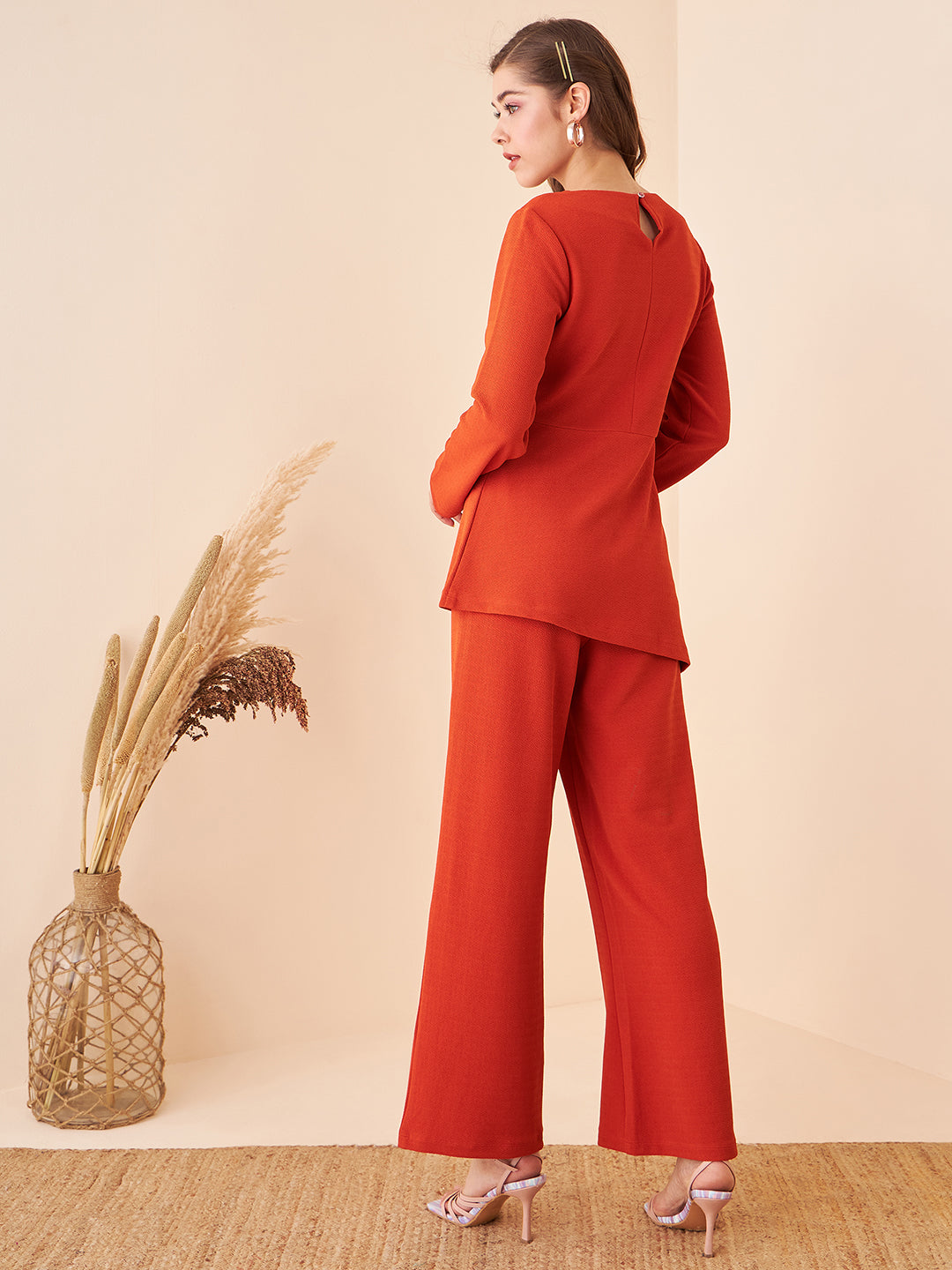 Solid Burnt Orange Co-ords