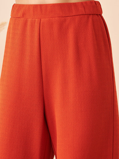 Solid Burnt Orange Co-ords