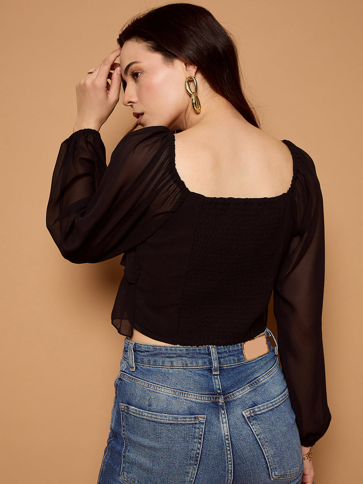 Ruffle Crop Top