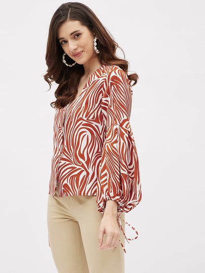 Tie Knot Sleeve Top