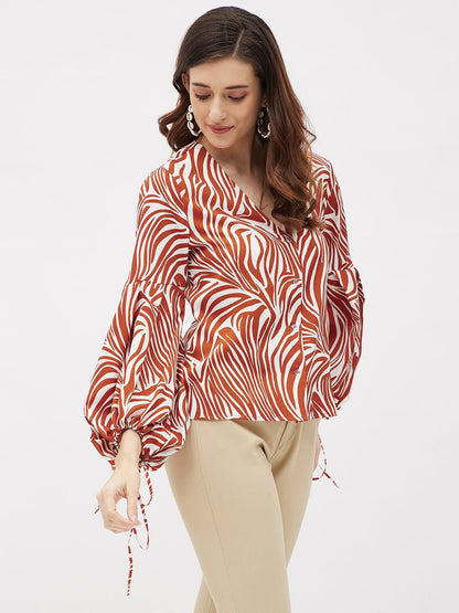 Tie Knot Sleeve Top