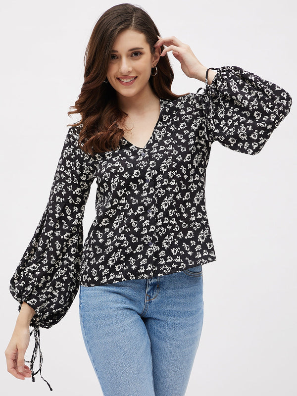 Tie Knot Sleeve Top