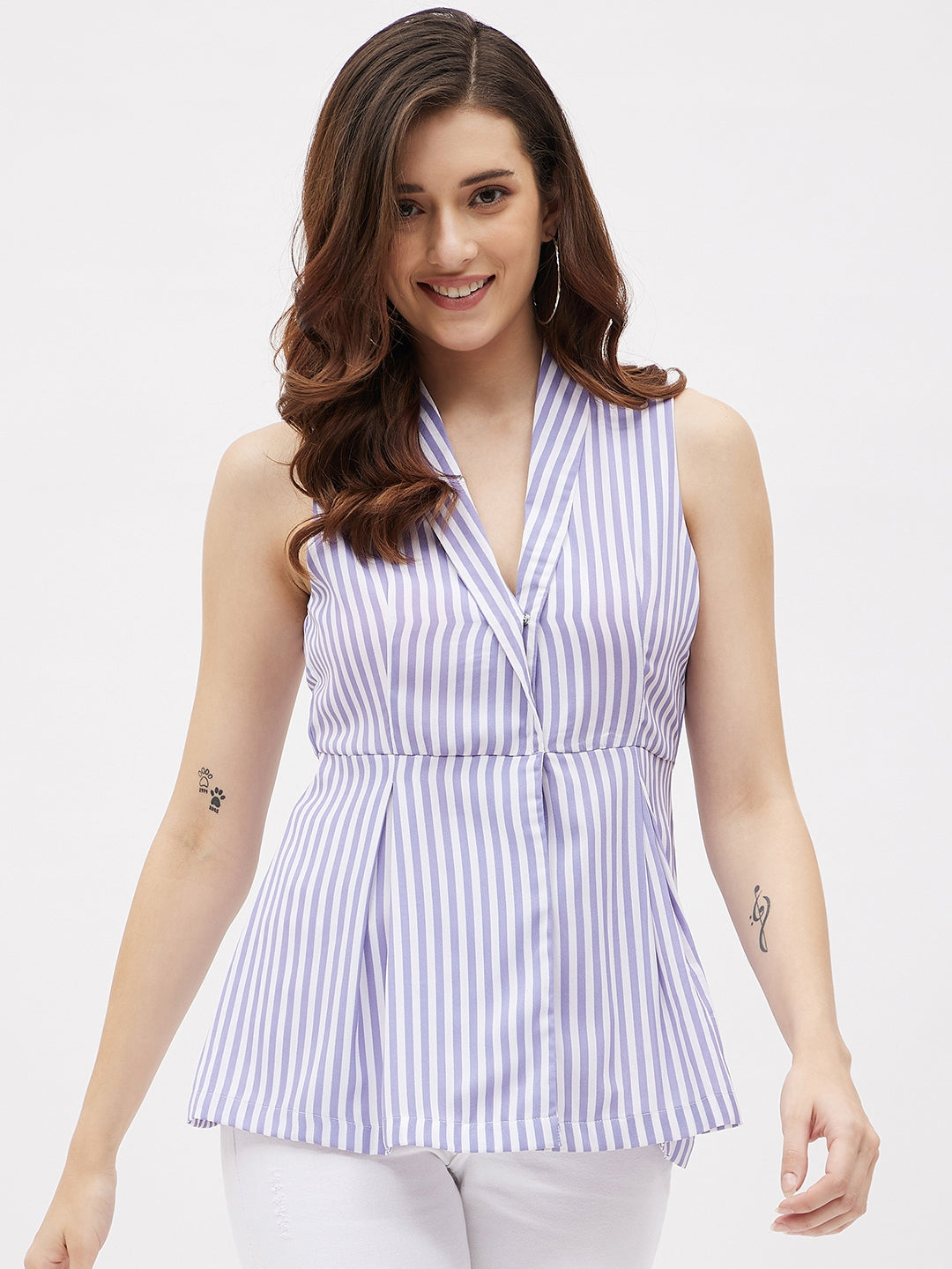 Summercool Peplum Blazer Top