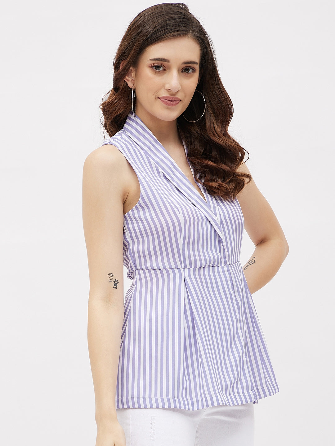 Summercool Peplum Blazer Top