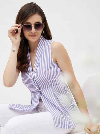 Summercool Peplum Blazer Top