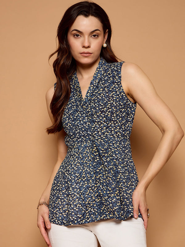 Summercool Peplum Blazer Top