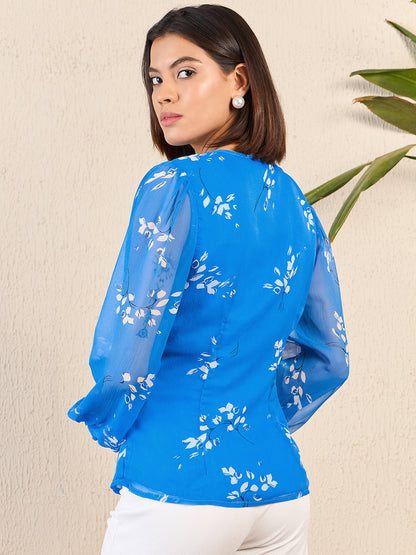 Twist Detail Long Sleeve Blouse