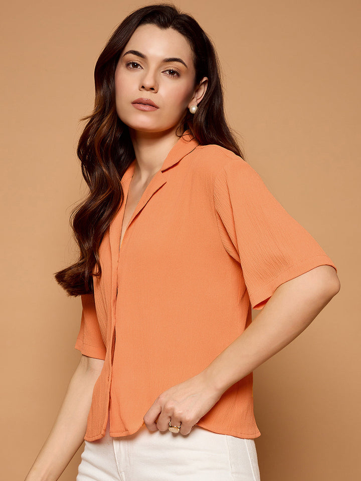 Solid Oversized Casual Shirt