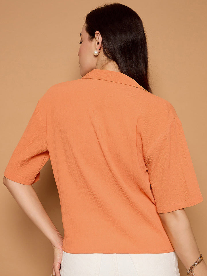 Solid Oversized Casual Shirt