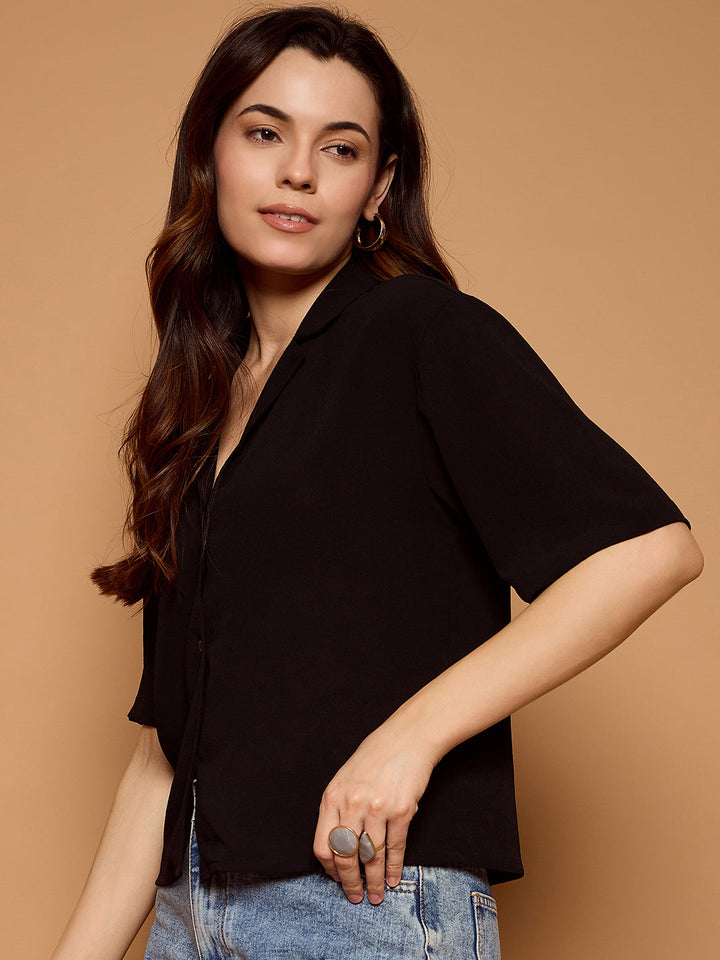 Solid Oversized Casual Shirt