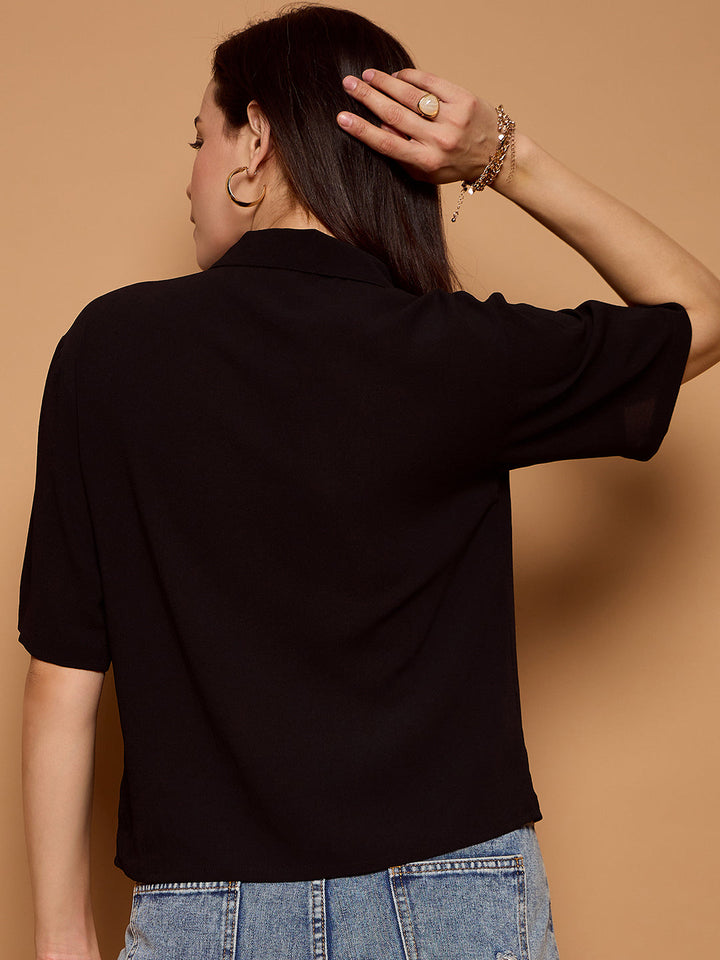 Solid Oversized Casual Shirt