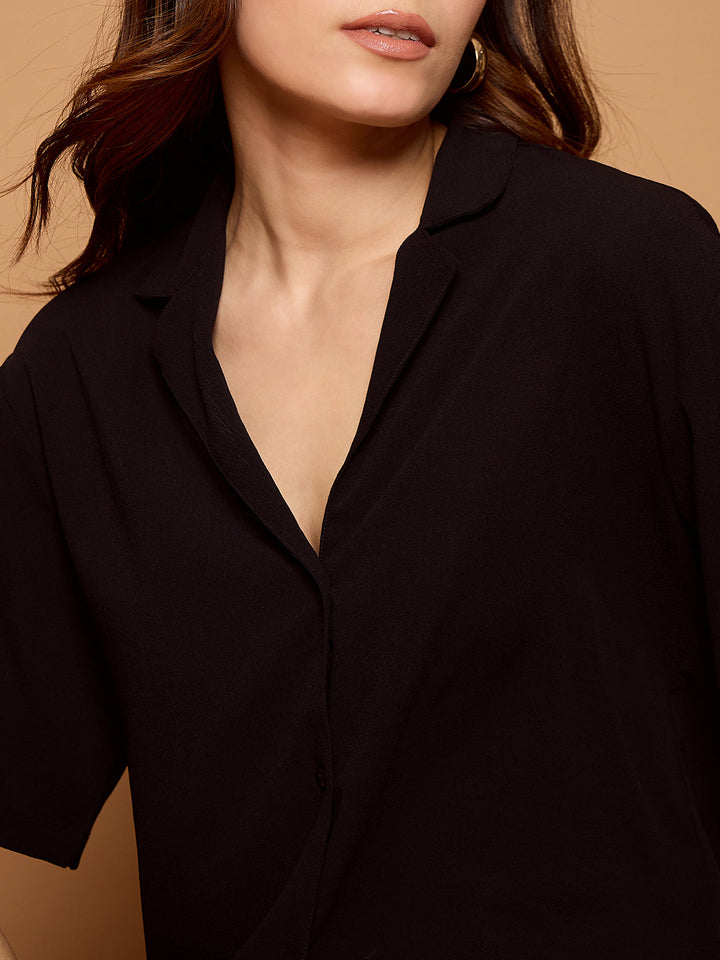 Solid Oversized Casual Shirt