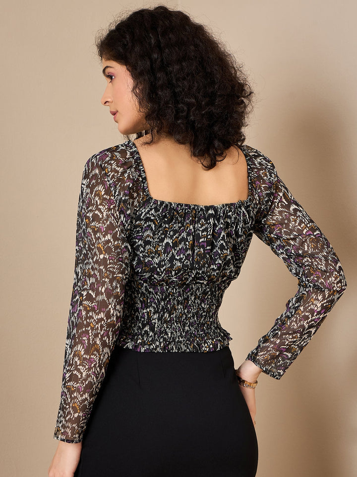 Smoked Blouse Top