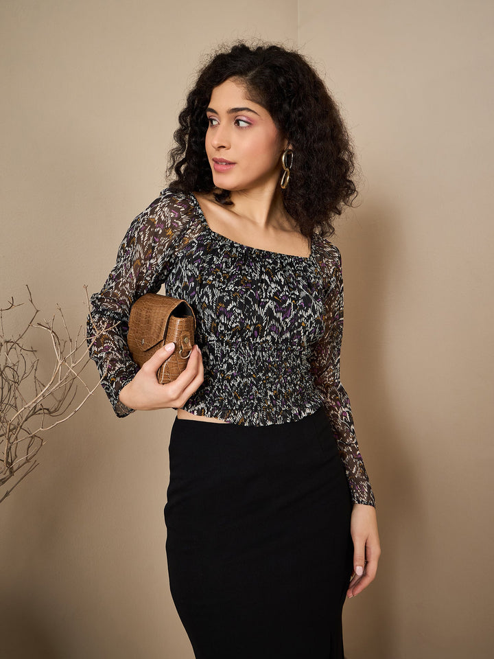 Smoked Blouse Top