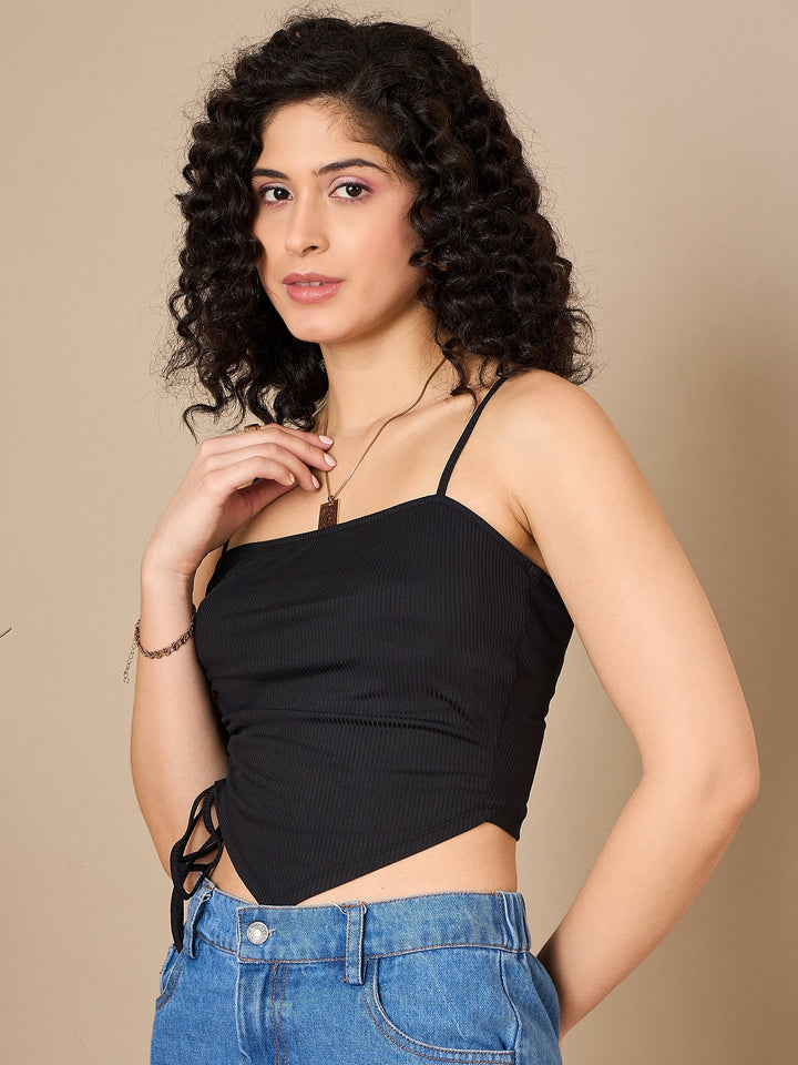 Asymmetric Ruched Top
