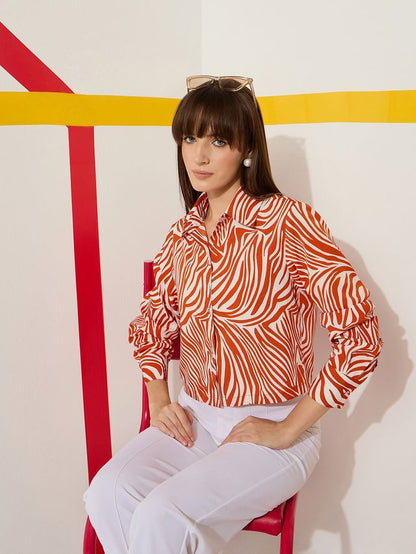 Casual Cropped Shirt