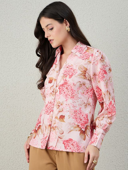 CRYSTAL BUTTON DUSK SHIRT