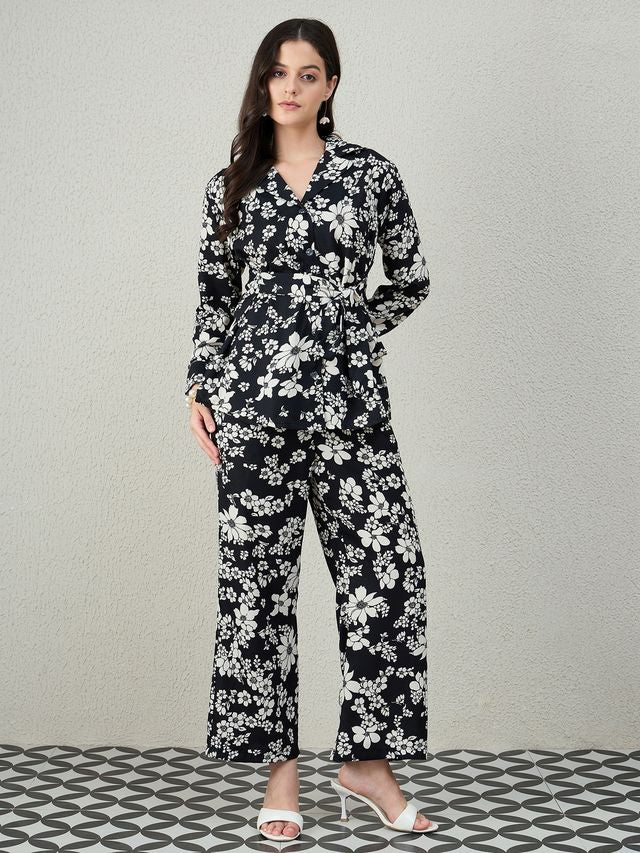 EVOLET BELTED CO-ORD SET