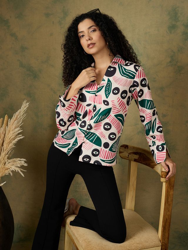 Fusion Buttoned Shirt