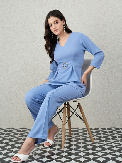 WAIST BELTED CO-ORD SET