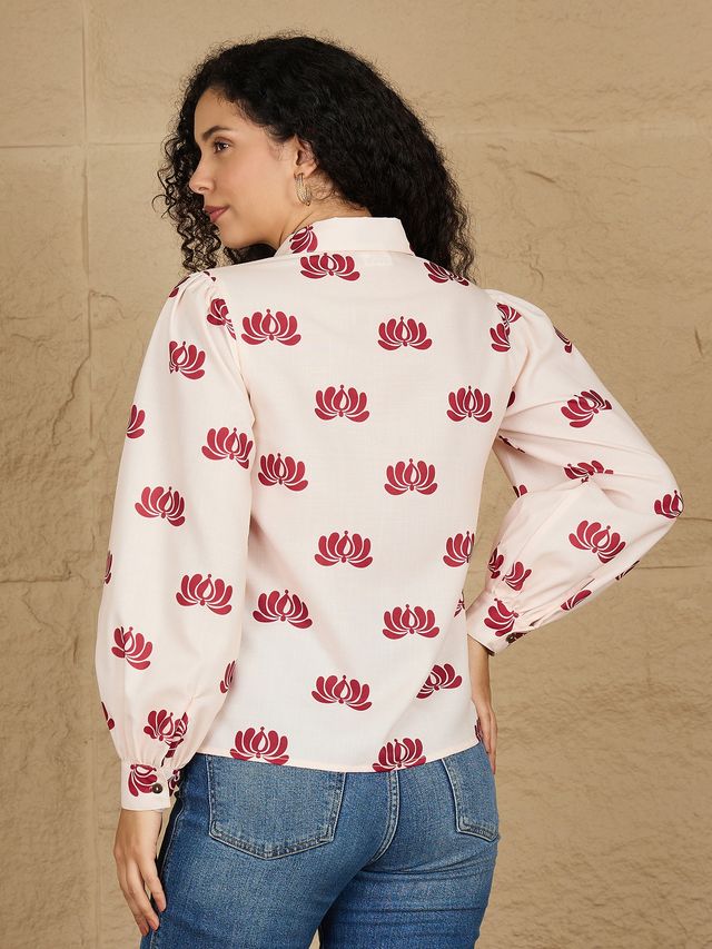 Long Sleeve Frill Shirt