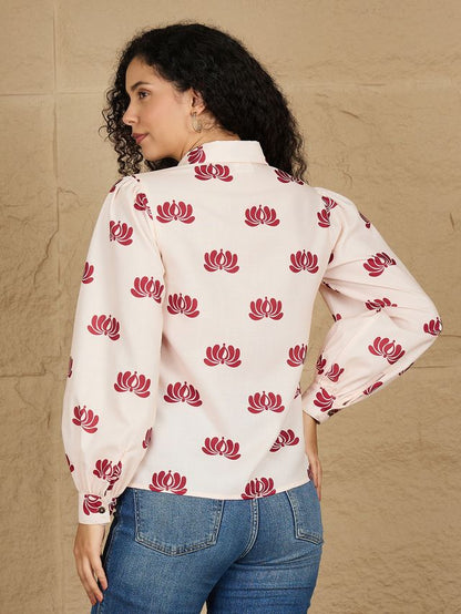 Long Sleeve Frill Shirt