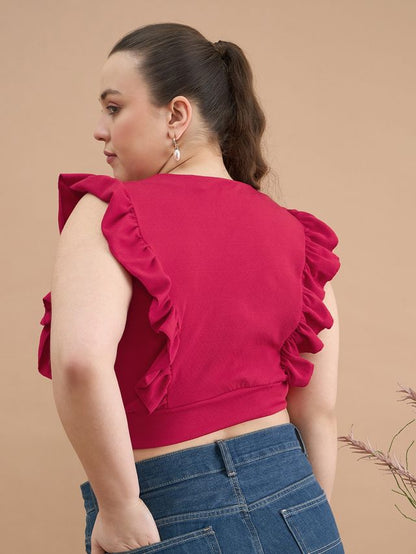 Women Fitted Crop Top