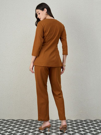 WAIST BELTED CO-ORD SET