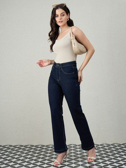STRAIGHT WIDE LEG JEANS