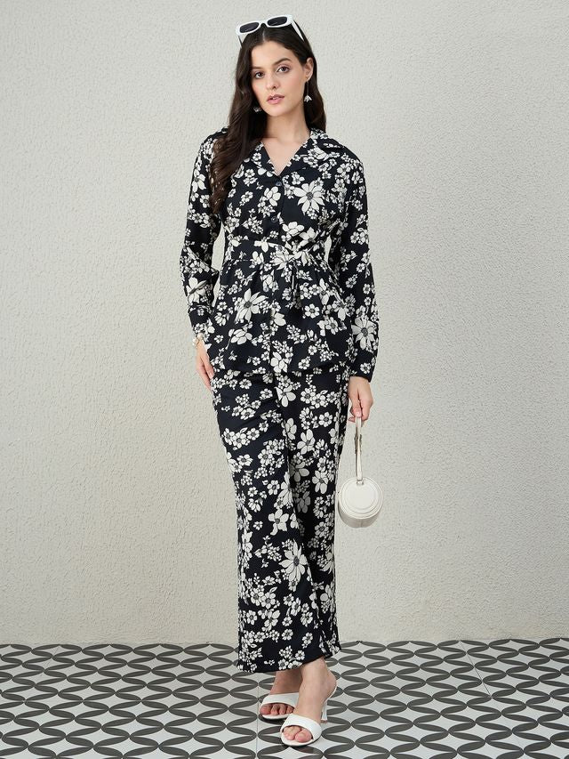 EVOLET BELTED CO-ORD SET