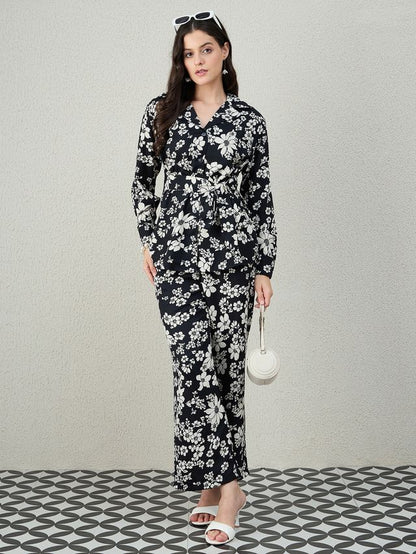 EVOLET BELTED CO-ORD SET